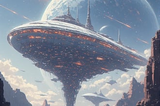 draw sci fi illustration and sci fi art