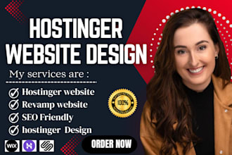 create a modern hostinger website design hostinger business website redesign