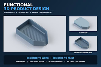 design functional 3d printable parts in solidworks