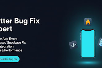 fix flutter supabase firebase mobile app bugs and errors