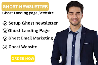 setup ghost newsletter ghost email automation ghost email marketing  cms setup
