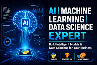 build ai, machine learning models and data science solutions for business