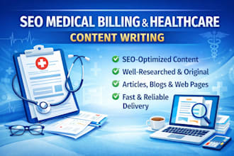 write SEO optimized healthcare and medical billing content