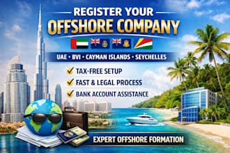 register offshore company in uae, panama, bvi, cayman island, seychelles, belize