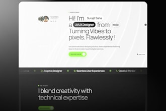 design modern UI UX for website or mobile app in figma