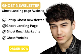 setup ghost newsletter ghost automation ghost landing page