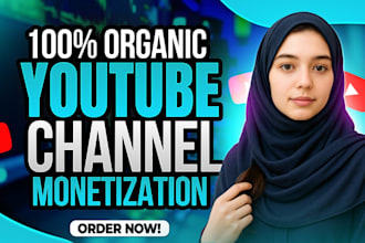 do youtube video and channel promotion for monetization organically