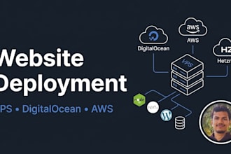 deploy your website on vps, digitalocean, hetzner, AWS, or any cloud server
