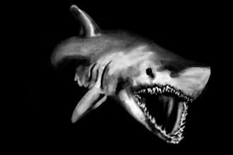 illustration art such as horror