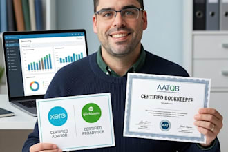 provide professional xero, qb bookkeeping