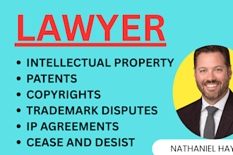 be intellectual property, trademark, patent and copyright infringement lawyer