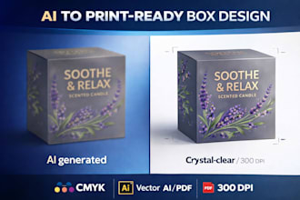 convert your ai generated design into print ready file