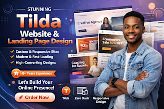 do tilda website design tilda redesign tilda landing page tilda website SEO