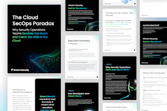 design a corporate annual report and company profile