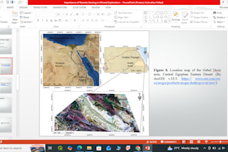 do powerpoint presentation for research, and education