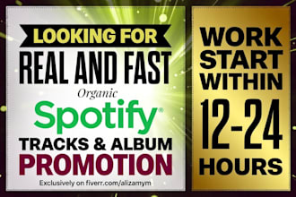 do spotify album promotion,organic spotify music promotion