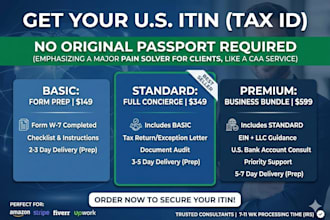 help to get your itin individual taxpayer number
