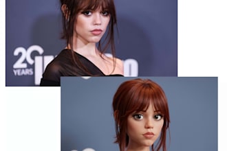 create a pixar style 3d avatar from your photo