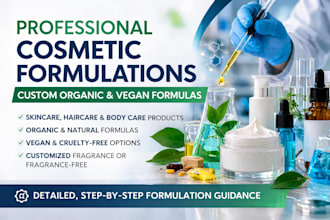 professionally cosmetic formulation haircare product