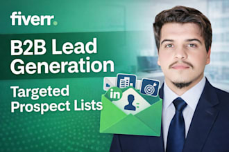do targeted b2b leads list with verified emails using linkedin