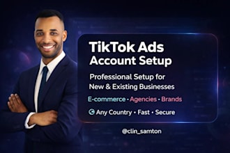 setup tiktok ads manager and business center for running tiktok ads