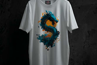 do creative tshirt and custom t shirt logo design
