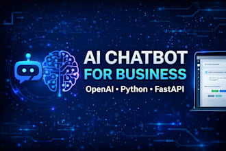 build ai chatbot for your business website