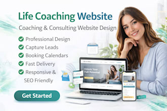 life coaching website, life coach website consulting website, coaching website