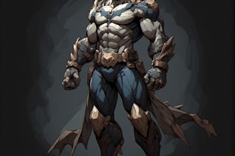 superhero character for comics
