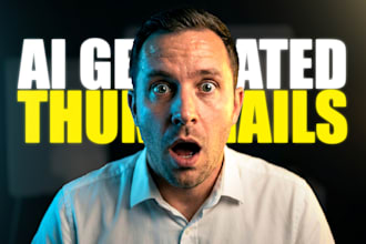 design ai powered high CTR youtube thumbnails