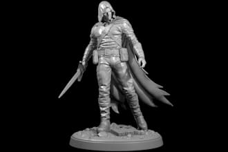 sculpt premium 3d printable characters, stl ready