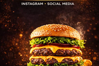 design high converting instagram posts for restaurants