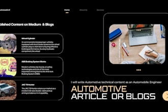 write an automotive article or blog post as an engineer