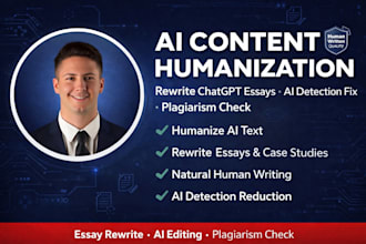 humanize ai content, rewrite chatgpt essays, humanise edit, ai plagiarism check