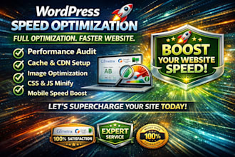 do for your wordpress speed optimization