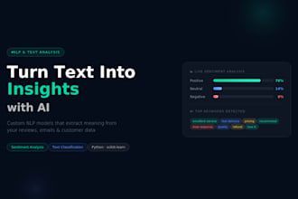 build a custom nlp model to analyze your business text data