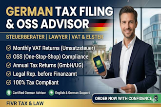 do german tax advisor filing oss steuerberater german lawyer vat elster