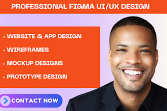 design figma website ui ux mobile app prototype design website wireframe mockup
