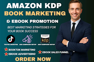 amazon KDP ads book publishing tik tok booktok ebook promotion ebook marketing