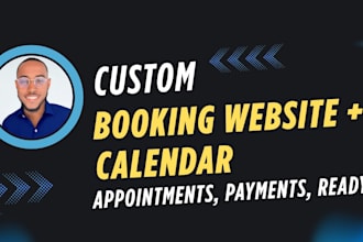 create booking website with appointment system and payment integration