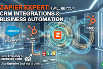 be your zapier expert for CRM integrations and business automation
