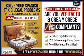 solve your spanish tax or legal problems professionally and fast