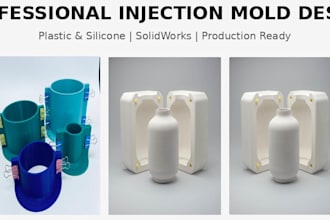 do 3d printable mold design silicone injection 3d cad modelling for printing