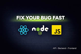 fix your react or nodejs bug