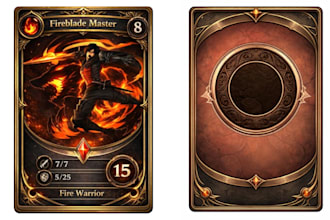 card game art tarot card game art board game art playing card game design