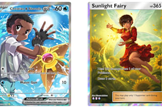 card game art trading card game art tcg board game art playing card game design