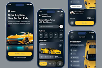 develop car booking app, trip scheduling app, chauffer booking app, bike rental