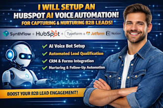hubspot ai voice automation synthflow typeform jotform notion nimble b2b leads