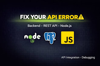 fix your API error or cors issue