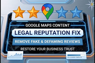 remove fake harmful google maps and business reviews